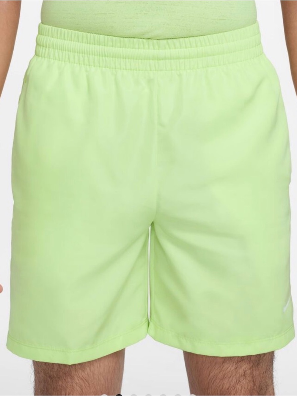 Nike Dri-Fit shorts in solid light green boys size XL NWT